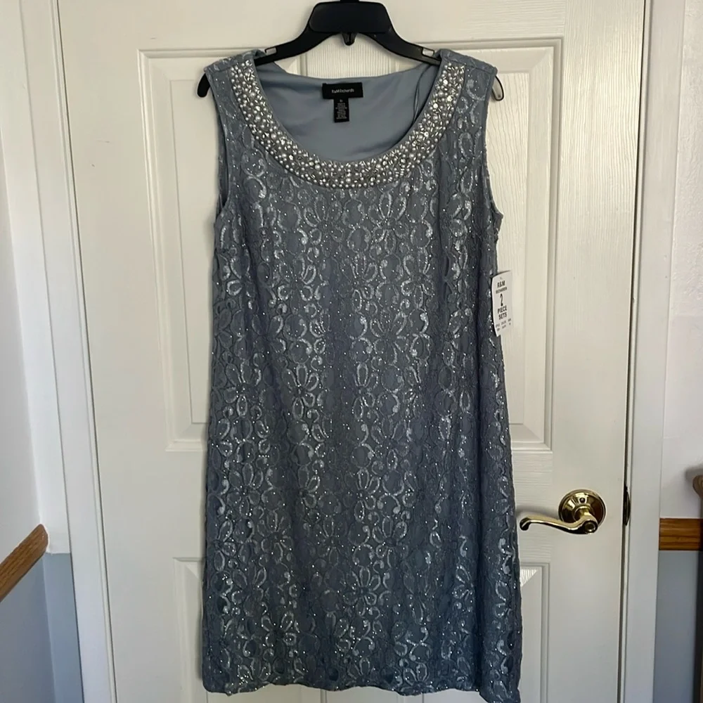 R&M Richard MOB dress, teal size 16 - Picture 5 of 13